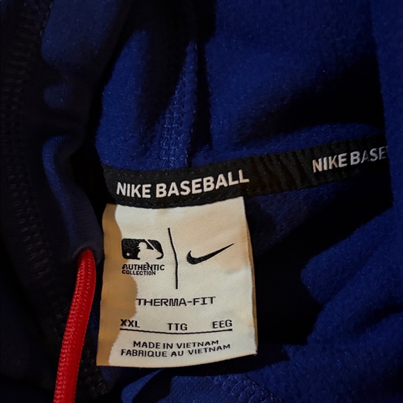Nike Blue Rangers Hoodie with Red Accents - Picture 2 of 3